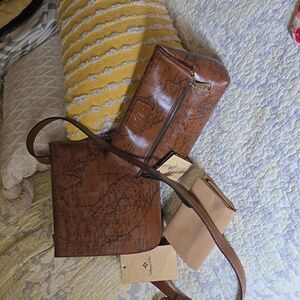 3 pic Set Patricia Nash European map print New with tags